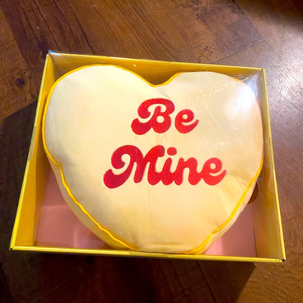 Valentine Special heart shape pillow with heating pad inside.